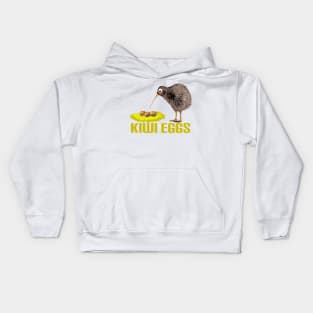 kiwi eggs bird Kids Hoodie